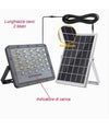 Faro Led Pannello Solare 50 W Luce Fredda Telecomando Indicatore Carica Tk08-50w