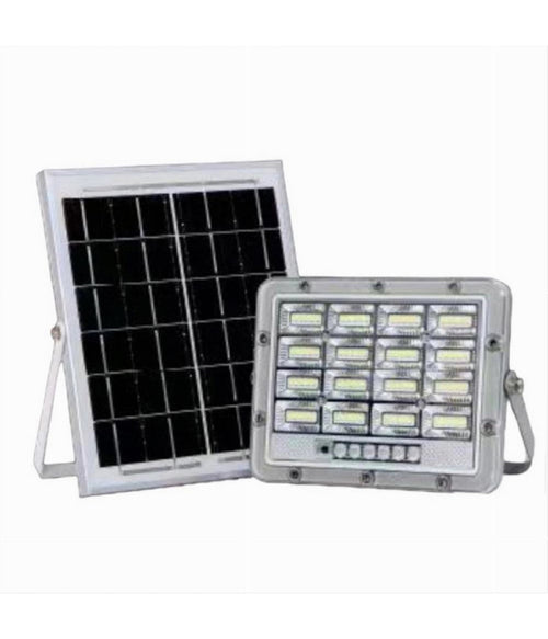Faro Led Pannello Solare 50 W Luce Fredda Telecomando Indicatore Carica Tk08-50w