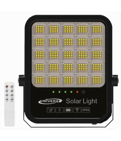 Faro Led Proiettore 300w Ip65 Cct 3in1 Con Pannello Solare Telecomando Ry-300w-3c
