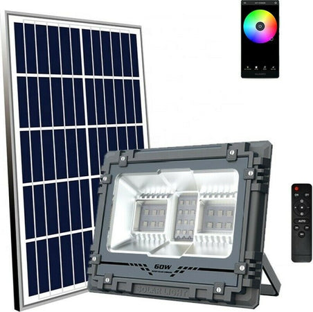 Faro Led Rgb 6500k Solare 60w Programmabile Telecomando App Bluetooth Aw60c Articoli da Giardino > Illuminazione da esterno > Proiettori Trade Shop italia - Napoli, Commerciovirtuoso.it