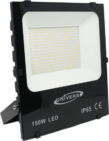 Faro LED slim 150 w esterno luce fredda 6500 k calda 3000 k naturale 4000 k f150 w sicurezza casa giardino impermeabile Illuminazione/Illuminazione per esterni/Proiettori Trade Shop italia - Napoli, Commerciovirtuoso.it
