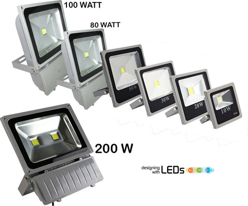 Faro led SLIM faretto IP66 alta luminosità luce bianca fredda 10 20 30 50 W Illuminazione/Illuminazione per esterni/Proiettori Trade Shop italia - Napoli, Commerciovirtuoso.it