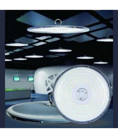 Faro Led Slim Industriale 50 W Ufo Lampada Riflettore Ip65 Luce Fredda He02-50w