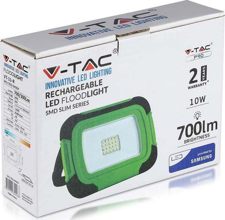 FARO LED SMD 10W IP44 MULTIFUNZIONE RICARICABILE SOS A BATTERIA CON CHIP SAMSUNG V-TAC PRO VT-11-R Illuminazione/Illuminazione per esterni/Proiettori Zencoccostore - Formia, Commerciovirtuoso.it