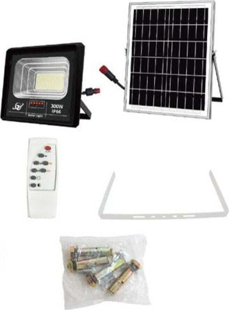 FARO-LED-SMD-PANNELLO-SOLARE-SENSORE-CREPUSCOLARE-300W-LUCE-FREDDA-6500K-IP66-LM