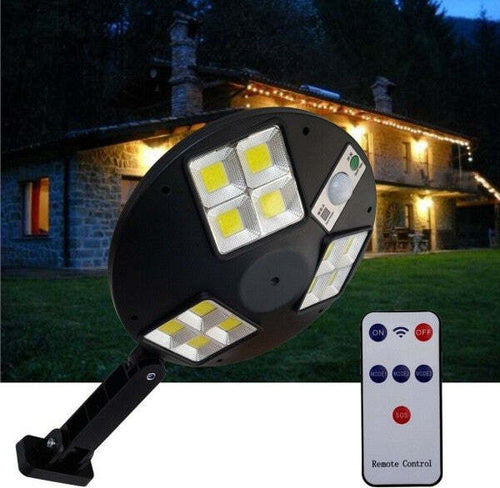 Faro-Led-Solare-Lampione-Con-Sensore-Di-Movimento-144-Led-Cob-Lf-1758