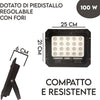 FARO LUCE LED CON PANNELLO SOLARE 50W 100W 200W 300W SENSORE CREPUSCOLARE IP66 Illuminazione/Illuminazione per esterni/Proiettori Zencoccostore - Formia, Commerciovirtuoso.it