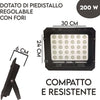 FARO LUCE LED CON PANNELLO SOLARE 50W 100W 200W 300W SENSORE CREPUSCOLARE IP66 Illuminazione/Illuminazione per esterni/Proiettori Zencoccostore - Formia, Commerciovirtuoso.it