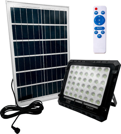 FARO LUCE LED CON PANNELLO SOLARE 50W 100W 200W 300W SENSORE CREPUSCOLARE IP66 Illuminazione/Illuminazione per esterni/Proiettori Zencoccostore - Formia, Commerciovirtuoso.it
