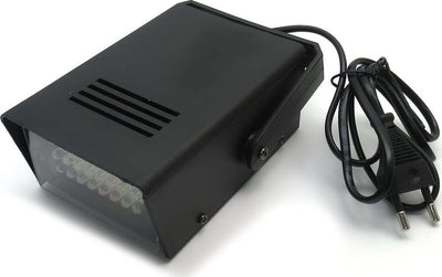 Faro Mini Flash per Discoteche Stroboscopico con Regolazione Strobo Spina Europea - EX DEMO