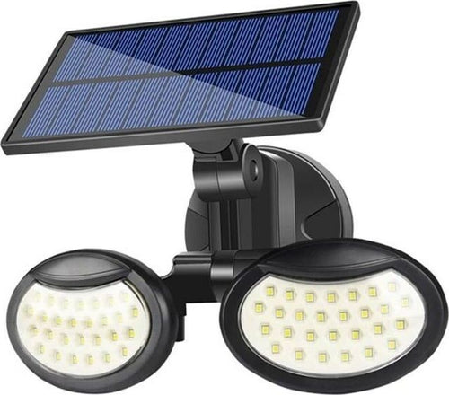 Faro-Pannello-Solare-Ricaricabile-Faretto-56-Led-Sensore-Rileva-Movimento-Kovalmax