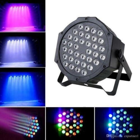 FARO PAR RGB 54 LED ALTA LUMINOSITA DMX 512 STROBO WASH PROGRAMMABILE DISCOTECA Strumenti Musicali/Sonorizzazione e palcoscenico/Illuminazione/Dispositivi per effetti luce Zencoccostore - Formia, Commerciovirtuoso.it