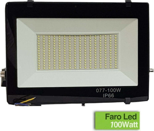Faro Per Esterno A Led 100w Alta Luminosita' Con 224 Led Luce Bianca Smd Ip66 Illuminazione/Illuminazione per esterni/Proiettori Trade Shop italia - Napoli, Commerciovirtuoso.it