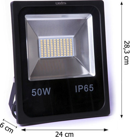 FARO PROFESSIONALE A LED 5730 PER ESTERNO IP65 WISDOM 50W 2 EFFETTIVI Illuminazione/Illuminazione per esterni/Proiettori Trade Shop italia - Napoli, Commerciovirtuoso.it