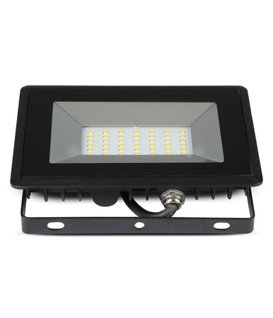Faro Proiettore A Led Smd Da 50w Colore Nero Luce Calda 3000k Per Esterno Ip65