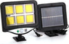 Faro Proiettore Con Pannello Solare Sensore Movimento Telecomando 128 Led 6 Cob Illuminazione/Illuminazione per esterni/Proiettori Trade Shop italia - Napoli, Commerciovirtuoso.it