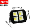 Faro-Proiettore-Led-200w-400w-500w-600w-Per-Esterni-Luci-Di-Sicurezza-Super-Luminose-6500k-Ip65