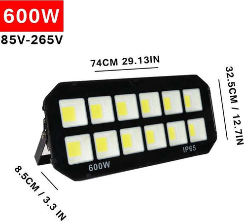 Faro-Proiettore-Led-200w-400w-500w-600w-Per-Esterni-Luci-Di-Sicurezza-Super-Luminose-6500k-Ip65