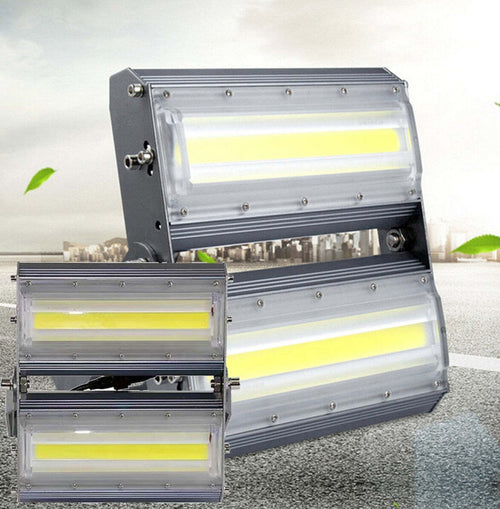 FARO PROIETTORE LUCE LED COB LINEARE PER ESTERNO 100W 2 X 50W STAFFA Illuminazione/Illuminazione per esterni/Proiettori Trade Shop italia - Napoli, Commerciovirtuoso.it