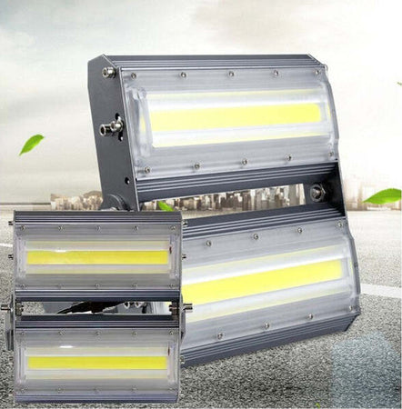Faro Proiettore Luce Led Cob Lineare Per Esterno 100w 2 X 50w Staffa Illuminazione/Illuminazione per esterni/Proiettori Trade Shop italia - Napoli, Commerciovirtuoso.it