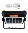 Faro Proiettore Ricaricabile Pannello Solare 200 W Usb Power Bank Ip65 S18b-200w