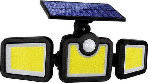 Faro Solare Led Con Pannello Faretto Sensore Di Movimento 100 Led Cob Fl-1725b Articoli da Giardino > Illuminazione da esterno > Faretti da esterno Trade Shop italia - Napoli, Commerciovirtuoso.it