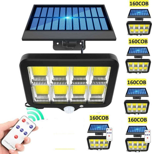 Faro Solare Led Con Pannello Faretto Sensore Di Movimento 160 Led Cob Gl-160c Articoli da Giardino > Illuminazione da esterno > Faretti da esterno Trade Shop italia - Napoli, Commerciovirtuoso.it