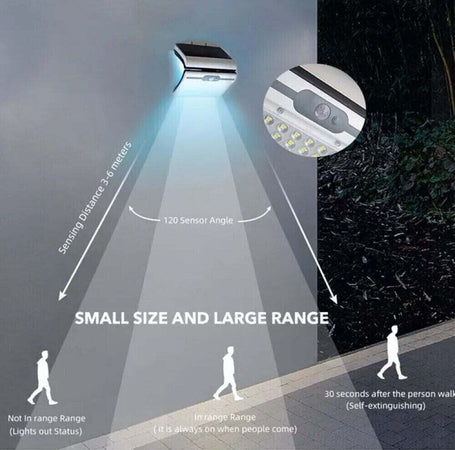 Faro Solare Led Faretto 60W Esterno ip65 sensore movimento Luce a muro AB-TA173 Illuminazione/Illuminazione per esterni/Proiettori Zencoccostore - Formia, Commerciovirtuoso.it