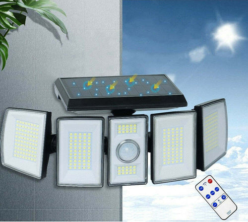 Faro Solare Led Orientabile Faretto Telecomando Sensore Di Movimento 300 Led Articoli da Giardino > Illuminazione da esterno > Faretti da esterno Trade Shop italia - Napoli, Commerciovirtuoso.it