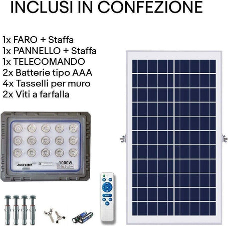 FARO-SOLARE-luce-LED-100W-200W-400W-600W-800W-1000W-SENSORE-CREPUSCOLARE-IP66-LM