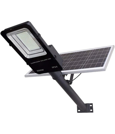 Faro Stradale Lampione Solare Led 200watt Crepuscolare Dimmerabile Ip65 S03-200w