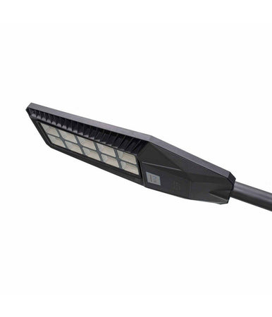 Faro Stradale Solare Led 170 W Sensore Crepuscolare Ip65 Pannello Fotovoltaico