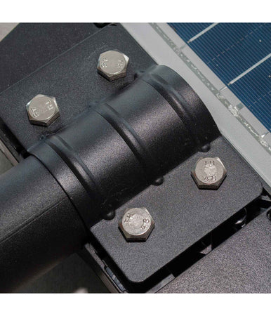 Faro Stradale Solare Led 170 W Sensore Crepuscolare Ip65 Pannello Fotovoltaico