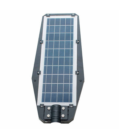 Faro Stradale Solare Led 170 W Sensore Crepuscolare Ip65 Pannello Fotovoltaico