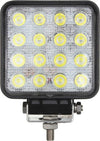 Faro-Supplementare-Profondità-12v-16-Led-48w-Auto-Fuoristrada-Quadrato-6000k