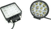 Faro Supplementare Profondita Auto Tondo Quadrato Led 42w 6000k Illuminazione/Illuminazione per esterni/Proiettori Trade Shop italia - Napoli, Commerciovirtuoso.it