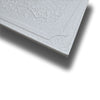 10 o 20mq (40 oppure 80 pezzi) di pannello decorativo a soffitto in polistirene compatto 50x50cm (spess. 1cm) FARO Eternal Parquet