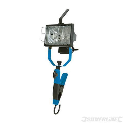 Faro luce torcia luminosa alogena da lavoro da appendere 150 W Silverline Silverline