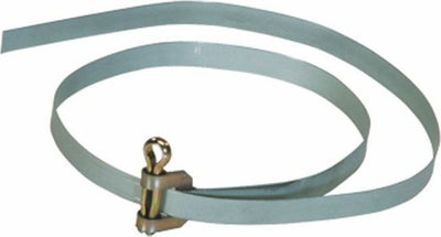 Fascetta a nastro metallico con coppiglia 500x9 confezione da 50 pezzi