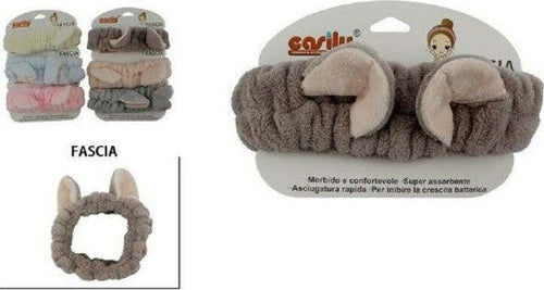Fascia-Capelli-Doccia-Shampoo-Asciugamano-Spugna-Fiocco-Orecchie-Animale-69506