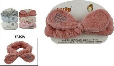 Fascia-Capelli-Doccia-Shampoo-Asciugamano-Spugna-Fiocco-Orecchie-Scritte-69503