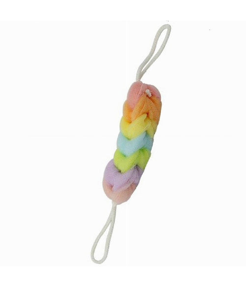Fascia Lavaschiena Spugna Rete Esfoliante Bagno Doccia A Treccia Scrubber 79307