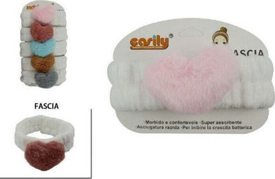 Fascia-Per-Capelli-Doccia-Shampoo-Asciugamano-Spugna-Fiocco-Cuore-Colorato-69504