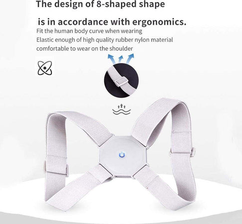 FASCIA PER CORREZIONE POSTURA TUTORE SPALLE MEDIANTE VIBRAZIONI A INDUZIONE  Trade Shop italia - Napoli, Commerciovirtuoso.it