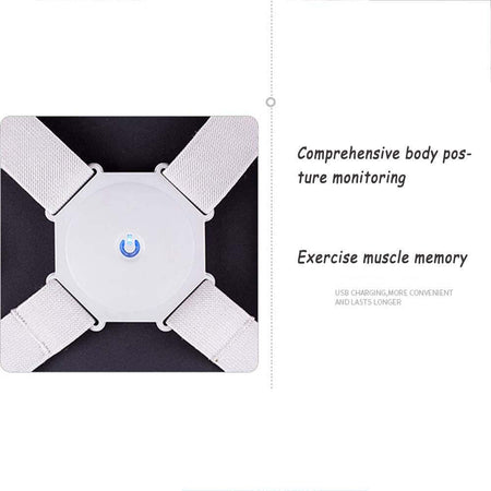 FASCIA PER CORREZIONE POSTURA TUTORE SPALLE MEDIANTE VIBRAZIONI A INDUZIONE  Trade Shop italia - Napoli, Commerciovirtuoso.it