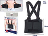 Fascia-Posturale-Schiena-Supporto-Regolabile-A-Strappo-Tutore-Lombare-Nero-Tg.xl