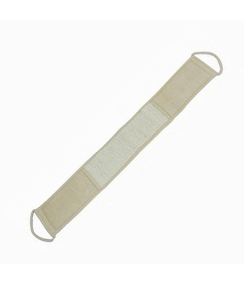 Fascia Spugna Lavaschiena Esfoliante Bagno Doccia Striscia Lava Schiena Beige 79669