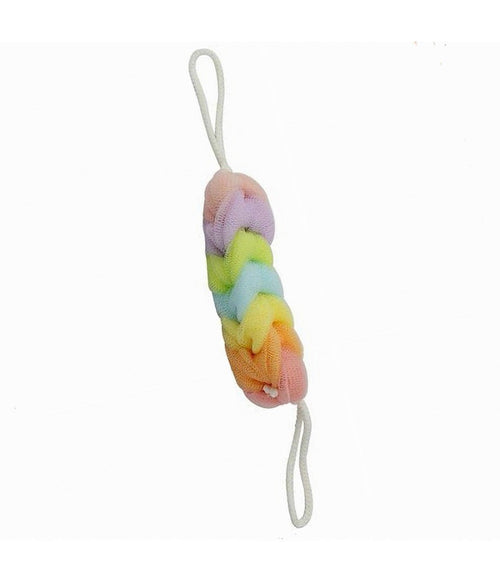 Fascia Spugna Rete Esfoliante Bagno Doccia Lavaschiena A Treccia Scrubber 79306