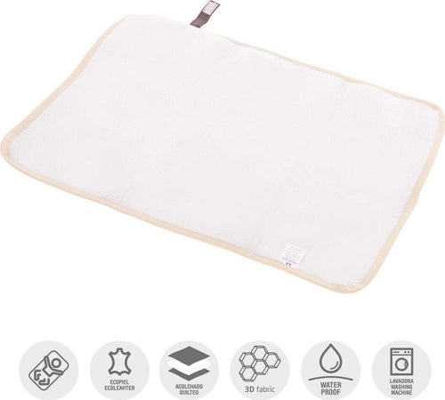 Fasciatoio 40X60X1 Cm Urbany Beige Prima infanzia/Cambio del pannolino/Materassini per fasciatoio/Fasciatoio da viaggio La Casa Del Bebè - Napoli, Commerciovirtuoso.it