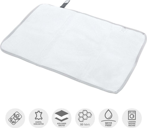 Fasciatoio 40X60X1 Cm Urbany Grigio Prima infanzia/Cambio del pannolino/Materassini per fasciatoio/Fasciatoio da viaggio La Casa Del Bebè - Napoli, Commerciovirtuoso.it